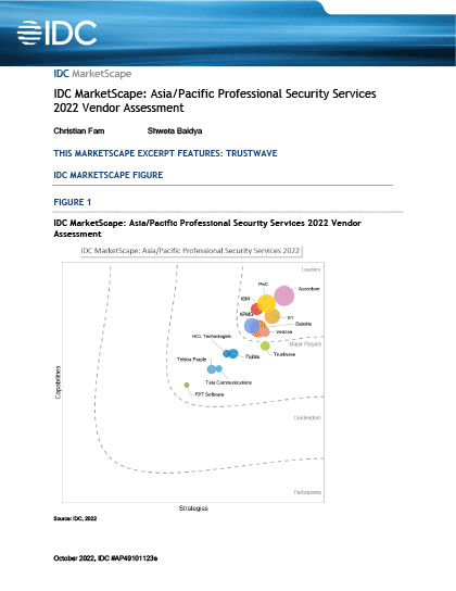 IDC MarketScape: Asia/Pacific Professional Security Services 2022 ...